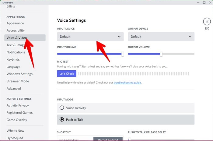 Discord Pc Choose Microphone