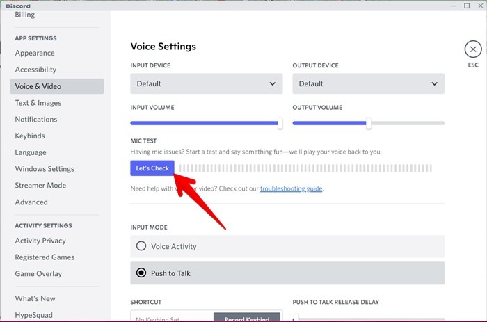 Discord Pc Microphone Test