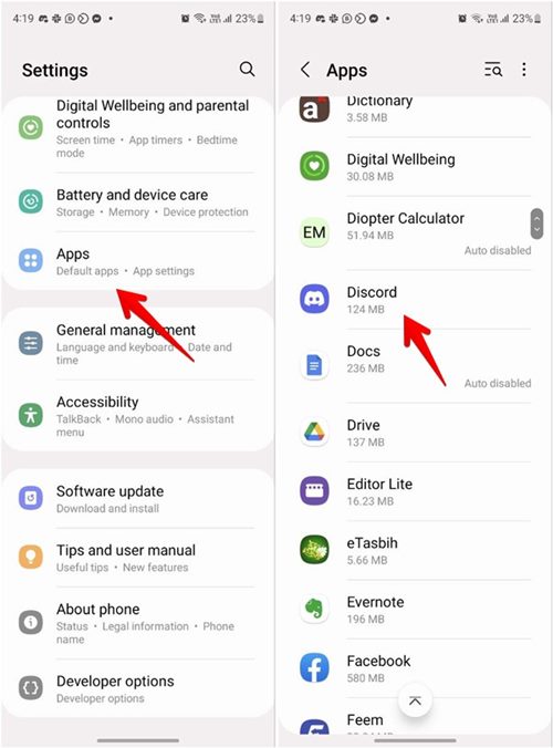 Discord Permission Android App