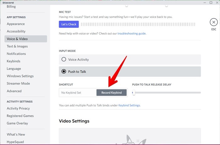 Discord Push To Talk Pc