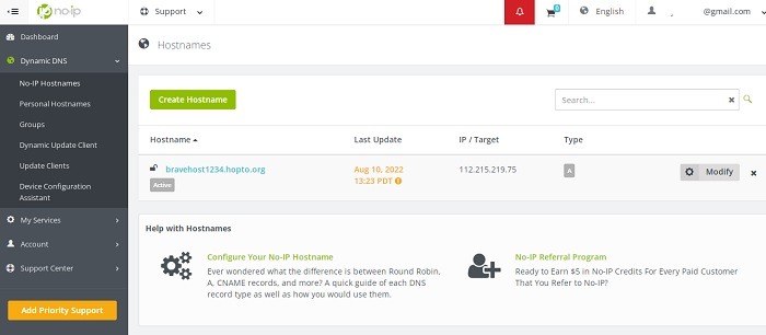 free-ddns-noip Dynamic Hosting Best No Ip Create Hostname