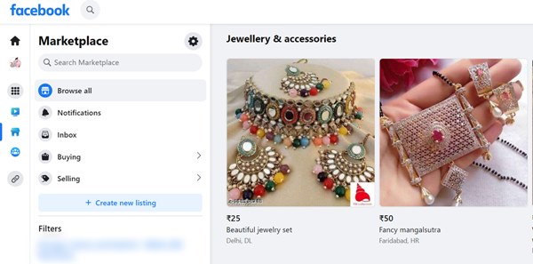 Facebook Marketplace Not Working