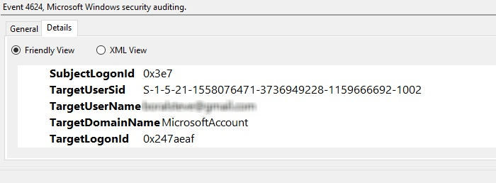 Someone Else Using Pc Event Viewer Logon Details