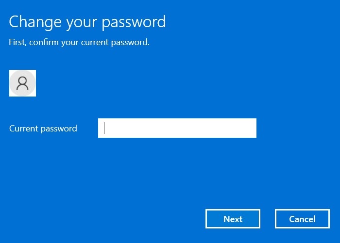 Someone Else Using Pc Windows Confirm New Password