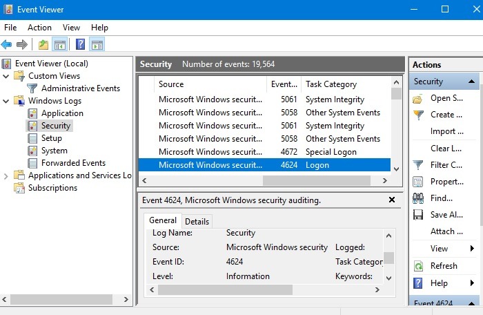 Someone Else Using Pc Windows Logon Event