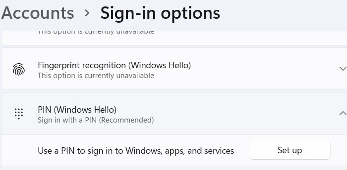 Someone Else Using Pc Windows Setup Pin