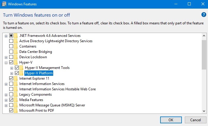 Windows Home Vs Pro Turn Windows Features On Off