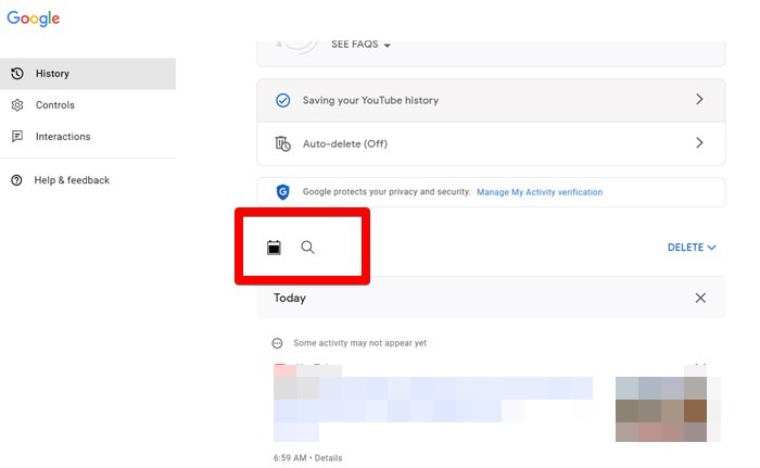 Youtube Computer My Actitivity