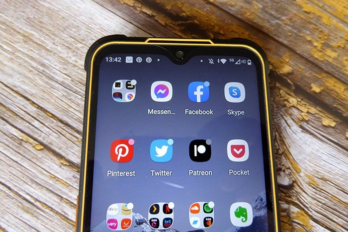 Agm Glory G1s Phone Front Top