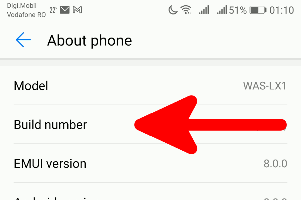 Androidcast Buildnumber