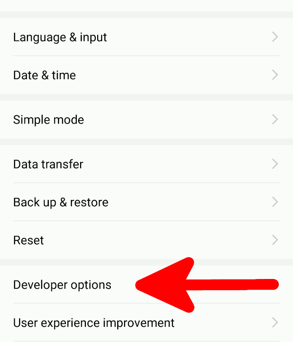 Androidcast Developeroptions
