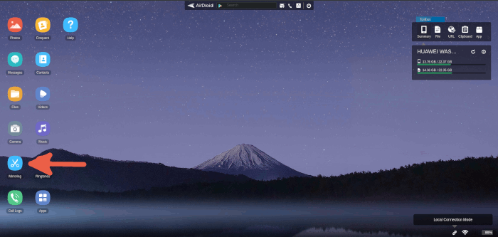Androidcast Interface