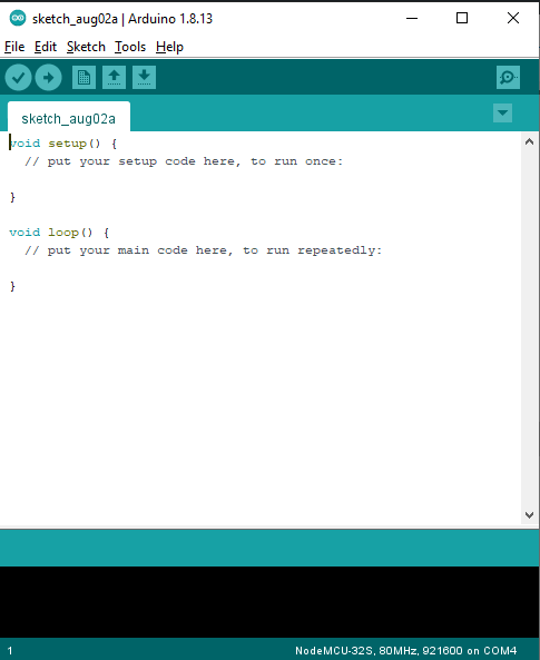 Arduino Ide New Sketch