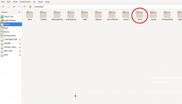 Batocera File Manager
