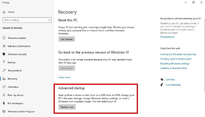 Batocera Recovery Advanced