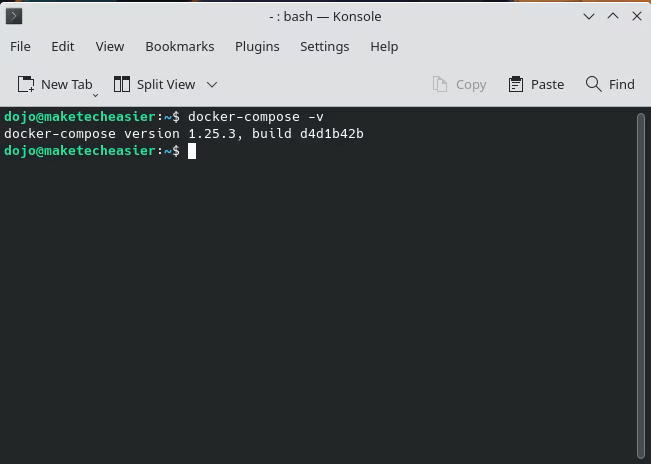 Bitcoin Dojo Install 09 Docker Compose Version