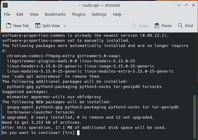 Bitcoin Dojo Install 26 Install Dependencies Ubuntu 1
