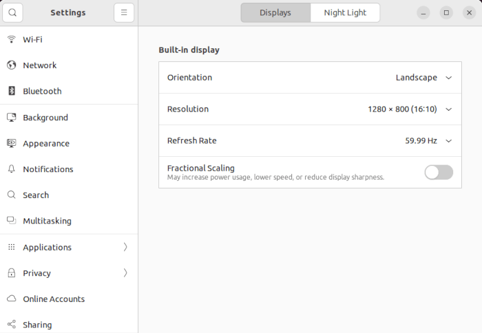 Change Resolution Ubuntu 02 Display Settings
