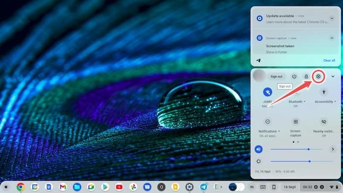 Chromeos Settings View
