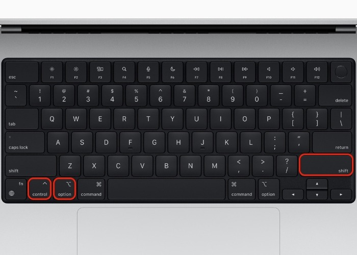 Control Option Shift