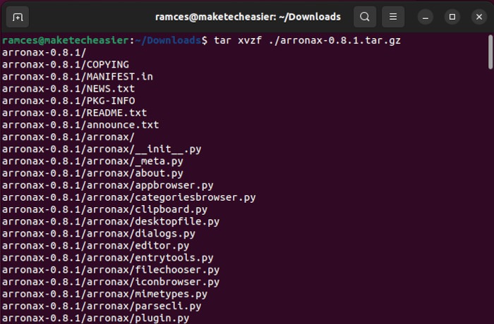 Create Desktop File Linux 14 Unpack Package Archive