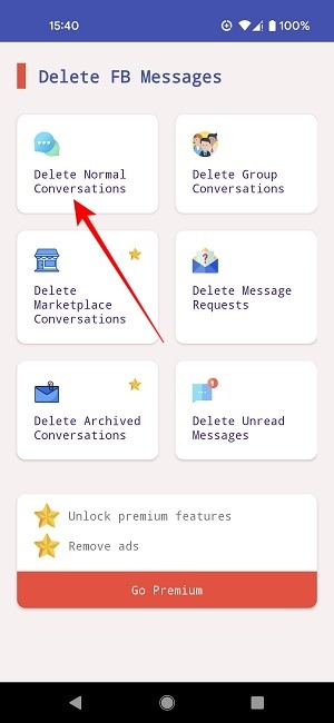 Delete Facebook Messages App Bulk Delete