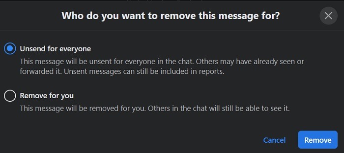 Delete Facebook Messages Delete For Everyone