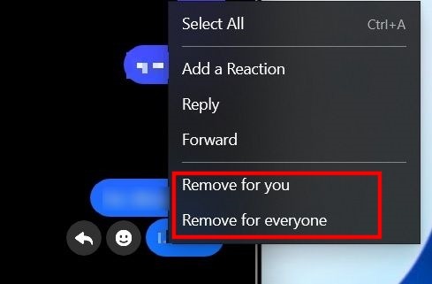 Delete Facebook Messages Desktop App Delete