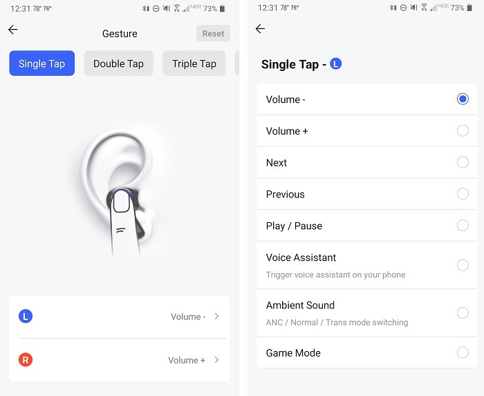 Donner Dobuds Wireless Earbuds Review App Gesture