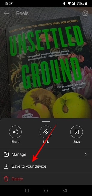 Download Instagram Reels Save To Device