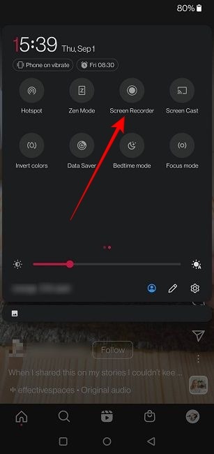 Download Instagram Reels Screen Record Toggle