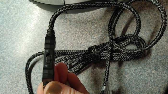 Eksa E1000 Gaming Headset Review Cable