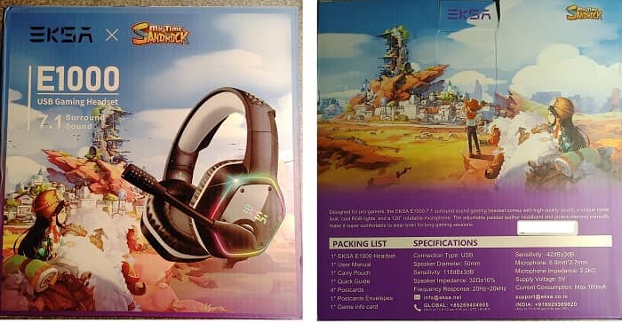 Eksa E1000 Gaming Headset Review Overview