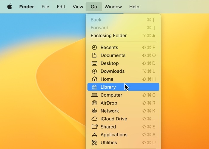 Finder Go Library Click