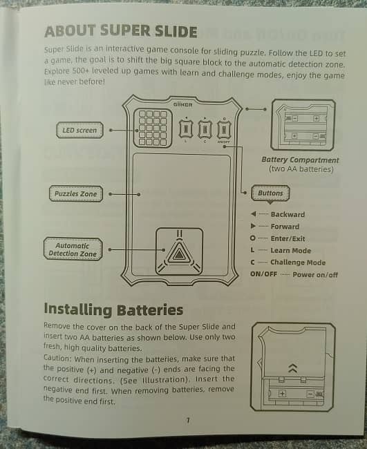 Giiker Super Slide Review Manual