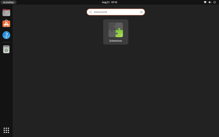Hide Top Bar Ubuntu 05 Extensions Search Program