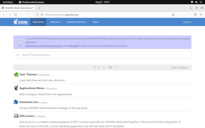 Hide Top Bar Ubuntu 08 Gnome Extensions Website
