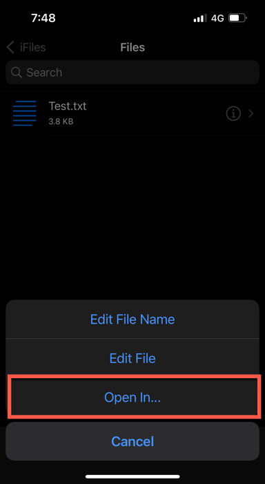 How To Change File Extension On Iphone Open In