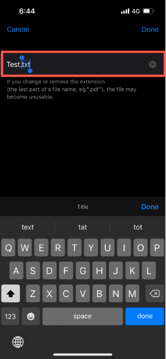 How To Change File Extension On Iphone Rename File With New Extension
