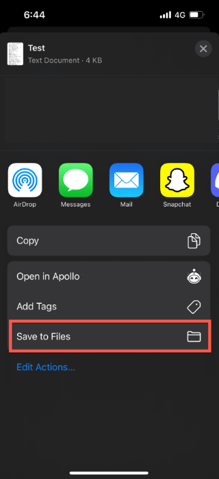 How To Change File Extension On Iphone Save To Files