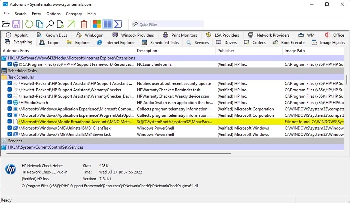 How To Fix Task Scheduler Not Working In Windows Autoruns Results