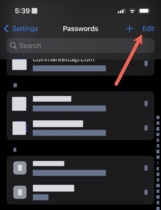 How To Make Mobile Safari Save Your Passwords On Ios Edit Passwords
