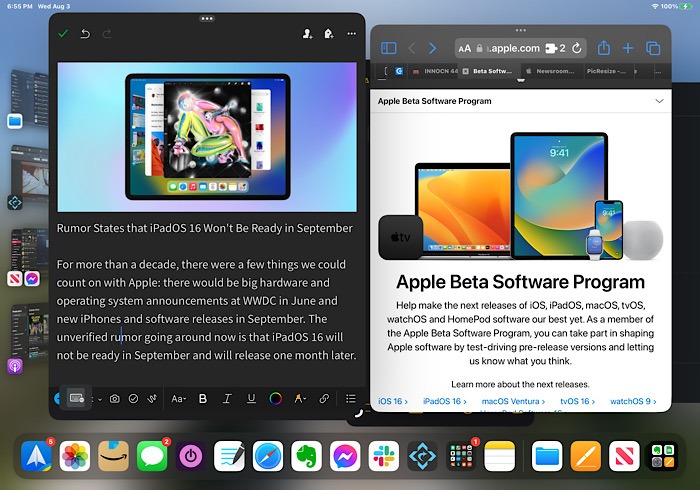 Ipados 16 Delayed Rumor Stage Manager