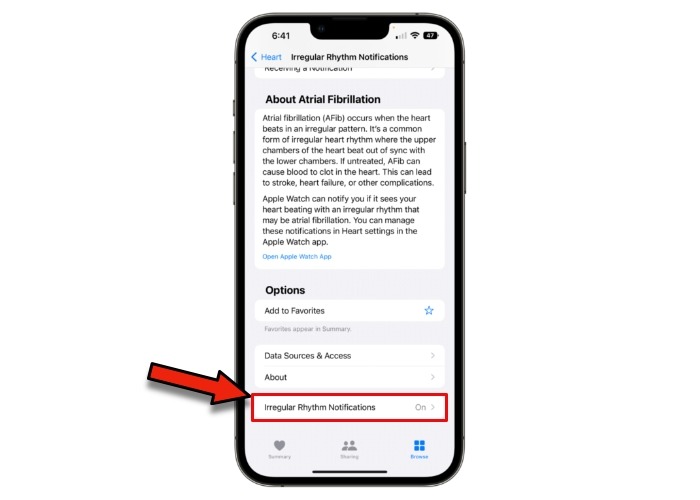 Iphone Irregular Rhythm Notification