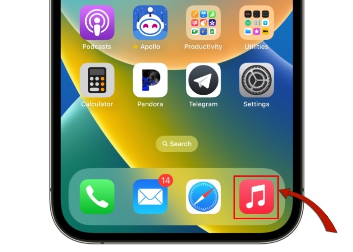 Iphone Music App Select
