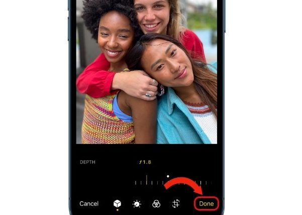 Iphone Photo Edit Done Button