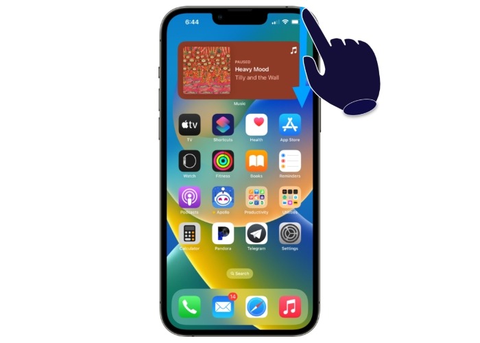 Iphone Right Corner Swipe