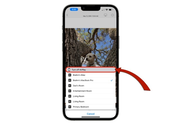 Iphone Turn Off Airplay