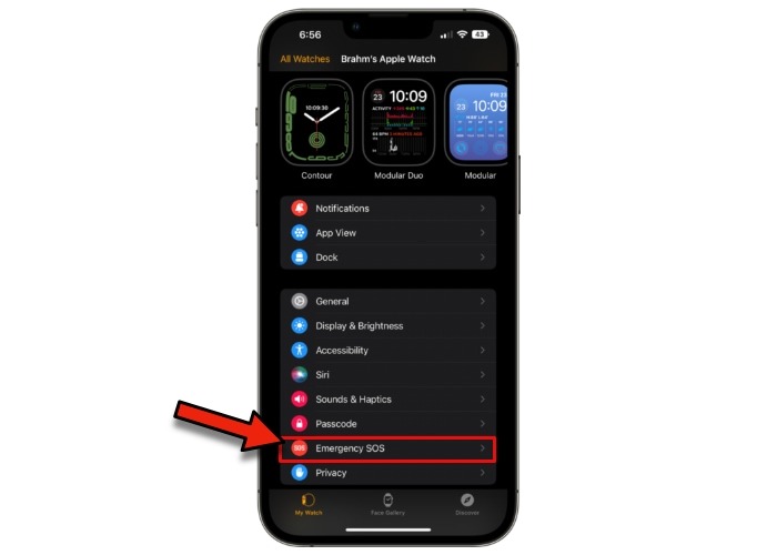 Iphone Watch App Emergency Sos