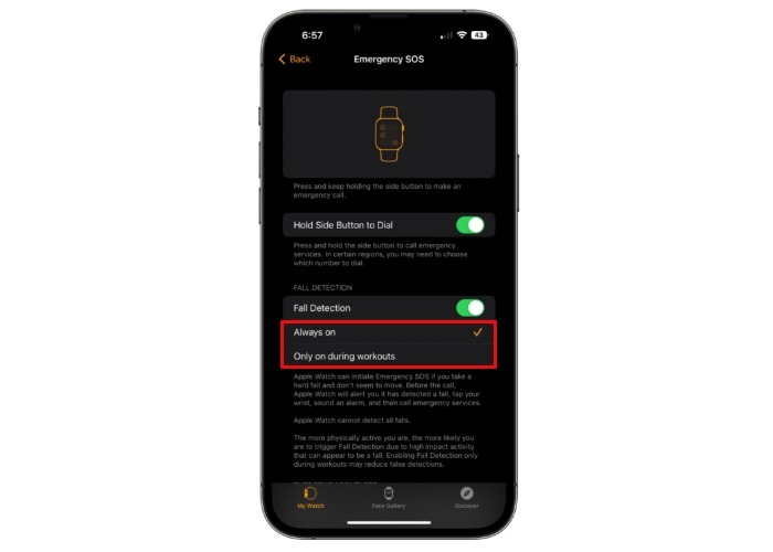 Iphone Watch Fall Detection Checklist